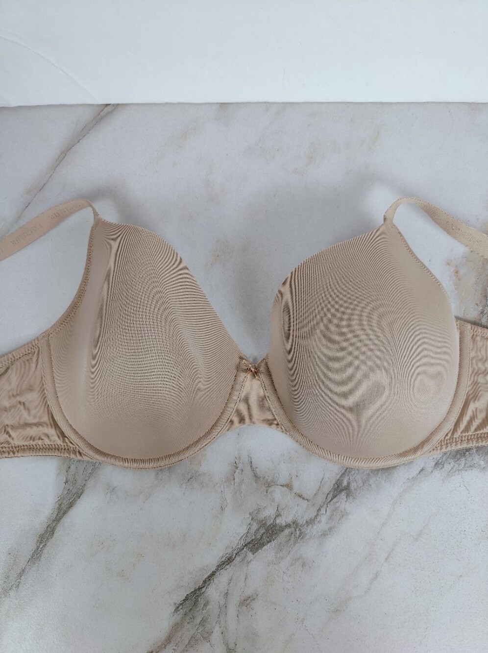 Cacique Beige Lightly Lined T-shirt Bra, Sz 42D